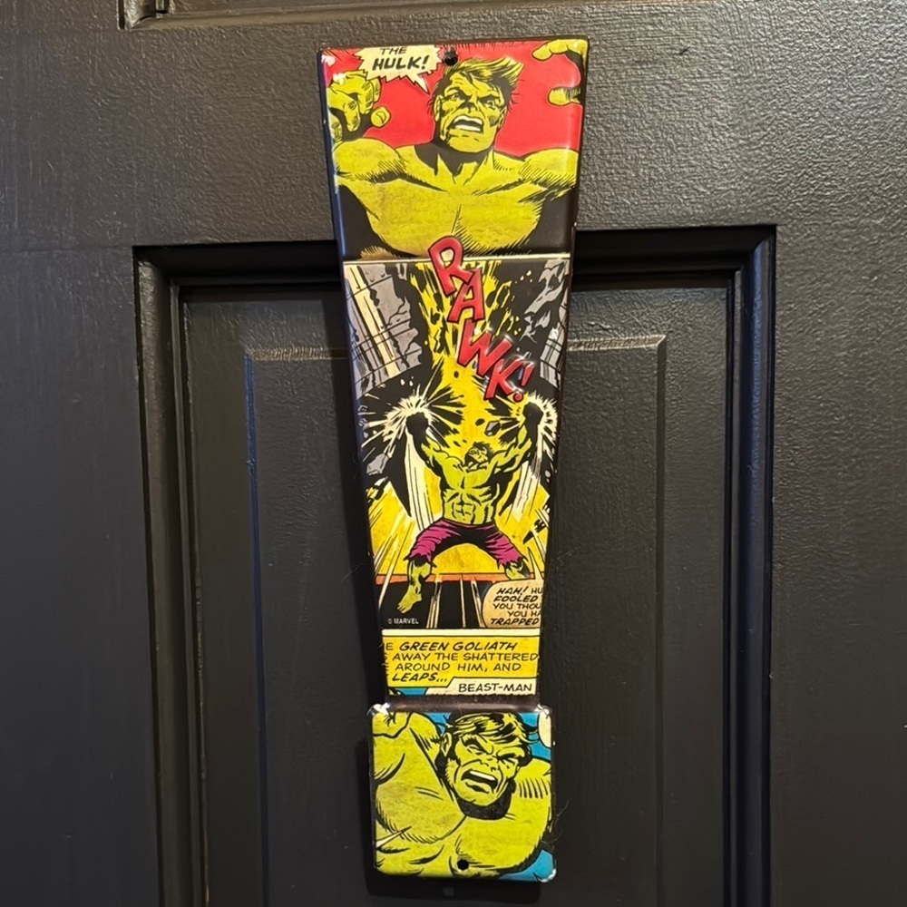 Hulk Comic Book Style Sign